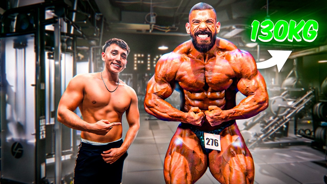 Entrenando con el MEJOR CULTURISTA de ARGENTINA