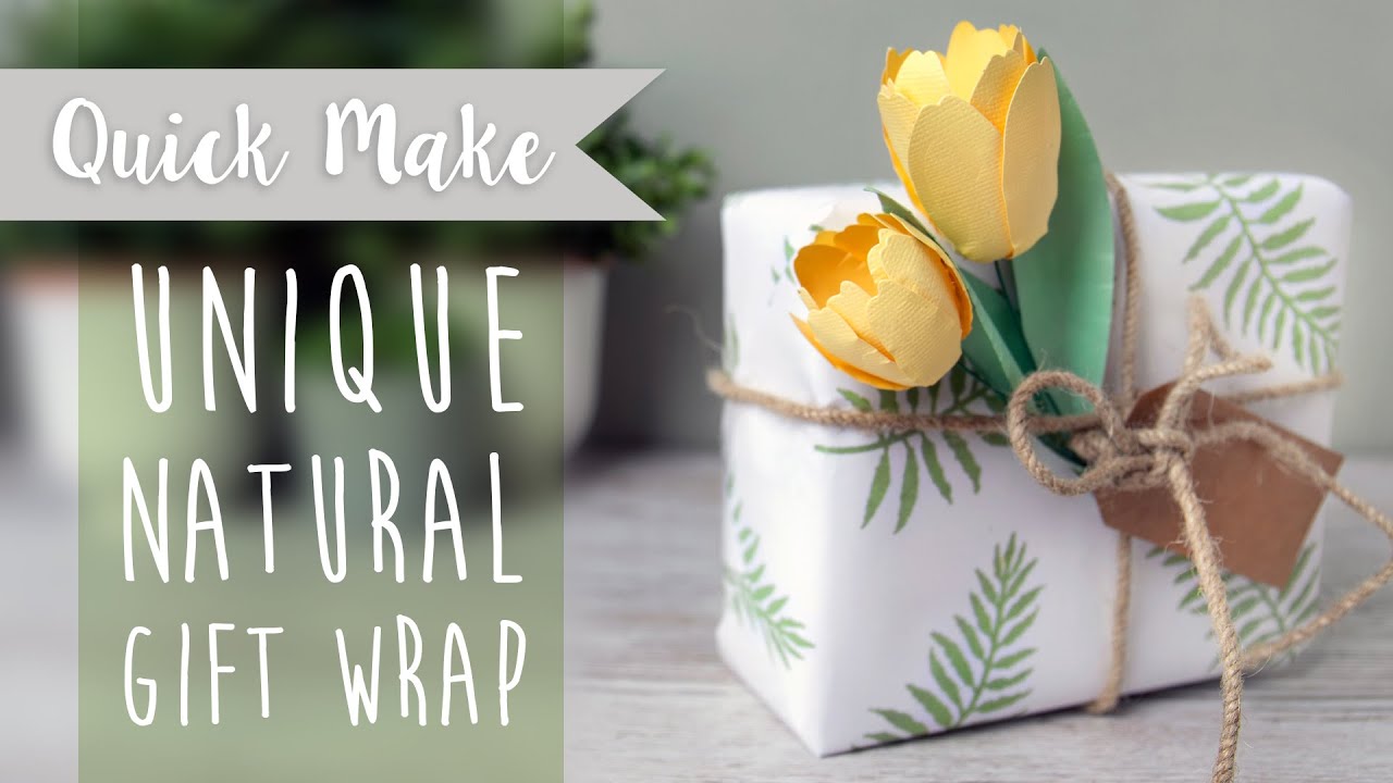Elegant Tulip Gift Wrap - Sizzix