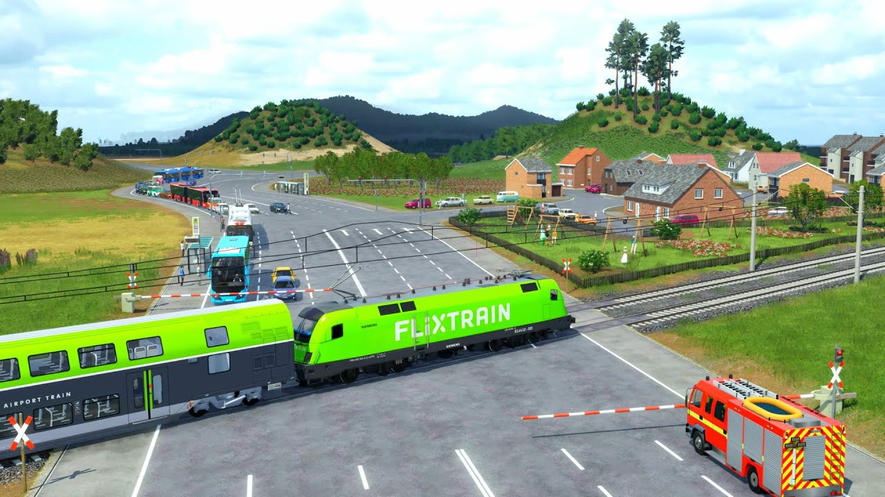 Transport Fever 2: Der Bahnübergang Teil 423