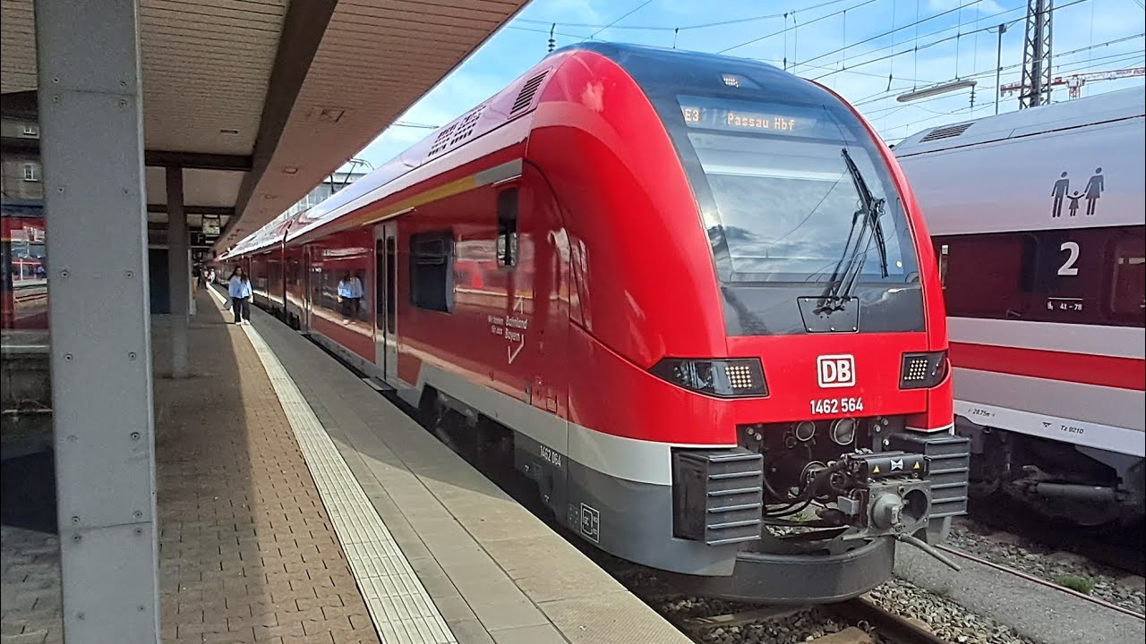 RE 3 von München Hbf über Landshut Bayern Hbf über Plattling nach Passau Hbf 