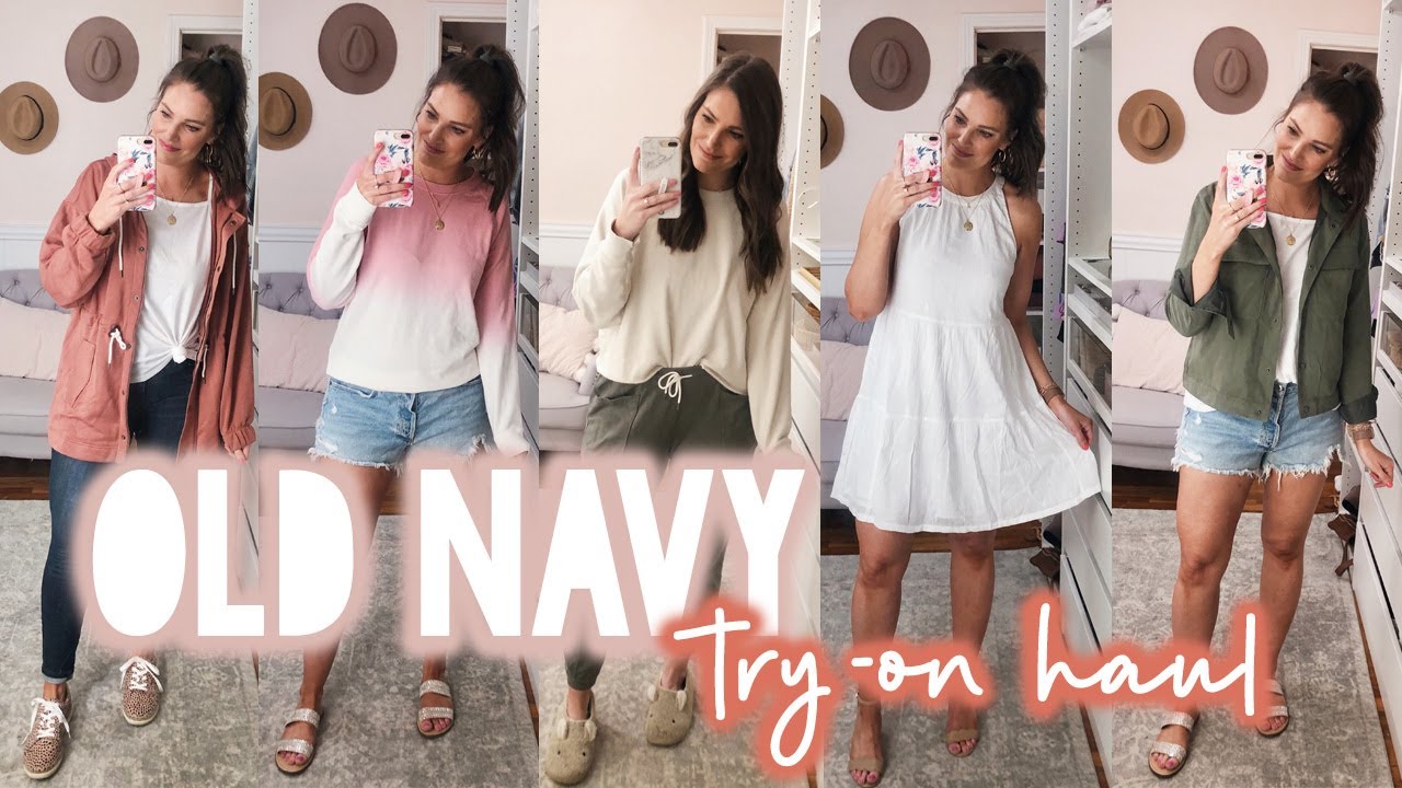 OLD NAVY TRY-ON HAUL - SPRING 2020 | Sarah Brithinee