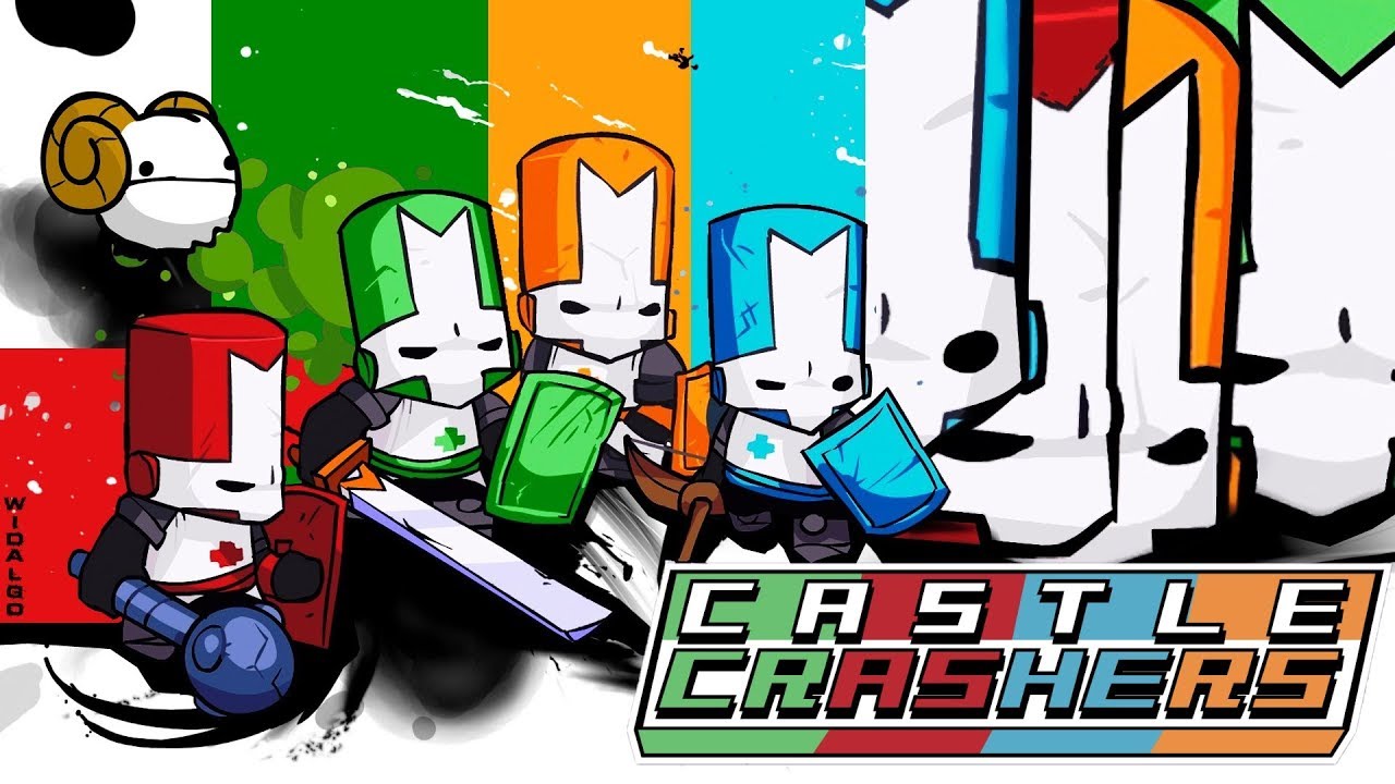 РУБИМ, РЕЖЕМ И РАЗРУШАЕМ -  КООП С БРО - Обзор игры Castle Crasher [#1]
