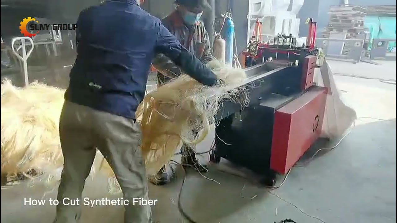 Synthetic Fiber Polyester/Nylon Cutter Machine | Fiber Waste Recycling