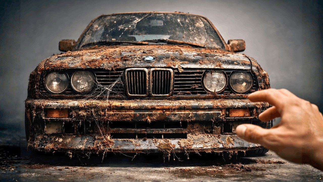 ASMR BMW M3 E30 1988 Full Restoration – Monte Carlo Blue Barn Find Reborn