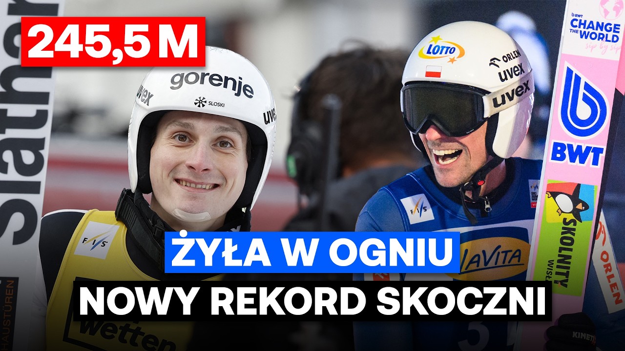 Żyła aspirował do PODIUM, Domen pobił REKORD SKOCZNI!