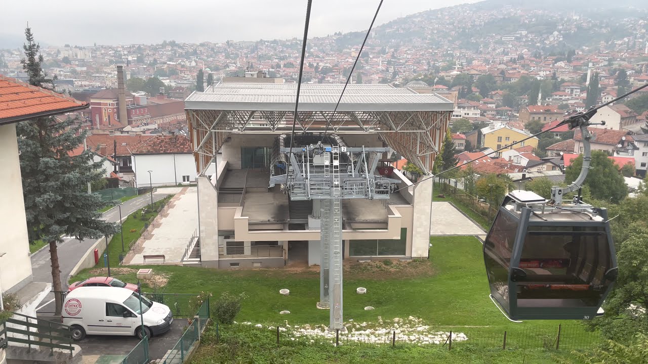 Riding The Sarajevo Cable Car - Sarajevska žičara - 4K