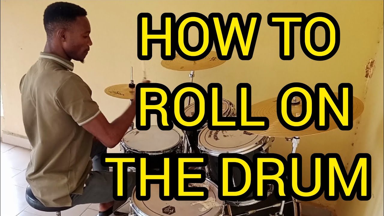 How to Roll on the drum as a beginner | Basic DRUM LESSON.