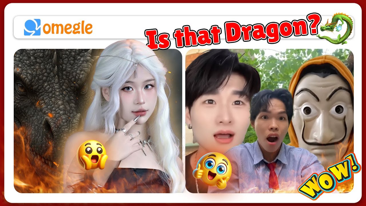 POV: You Flirted… Then She Showed Her Dragon 🐉😳 |  Chang Dory’s INSANE Transformation on OmeTV
