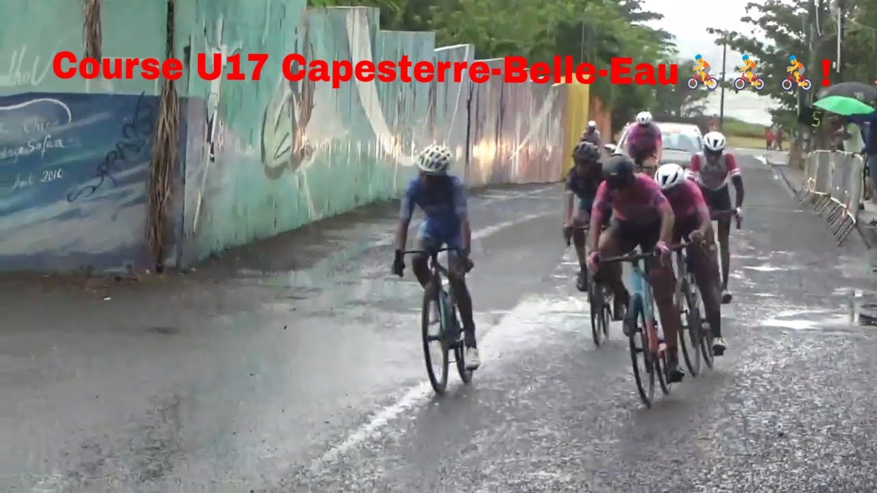 Course U17 Capesterre-Belle-Eau Guadeloupe🚴🚴🚴!