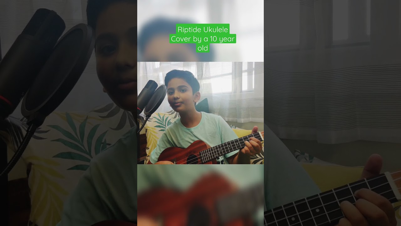 #shorts Riptide Ukulele Cover by ten year old
