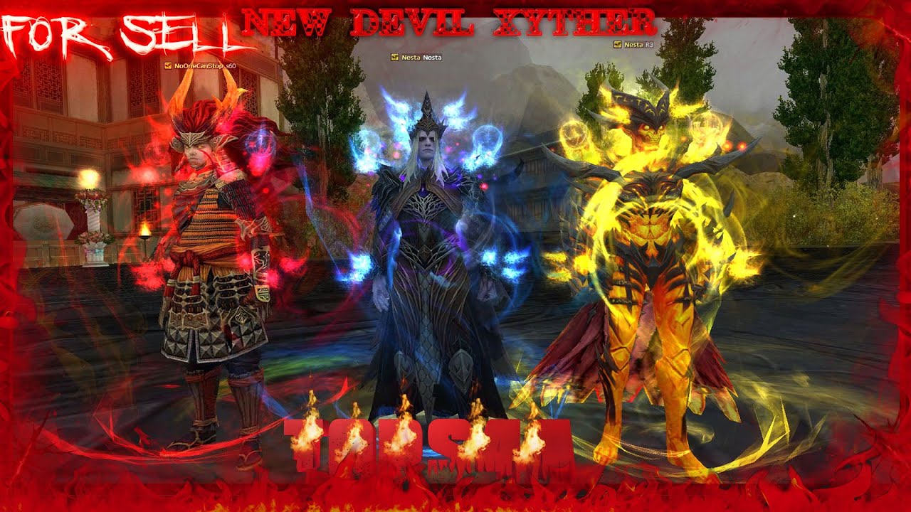 VSRO New Devil Xyther (3-Skins) 🔥 AvailableSale🔥 Silkroad Online 3D