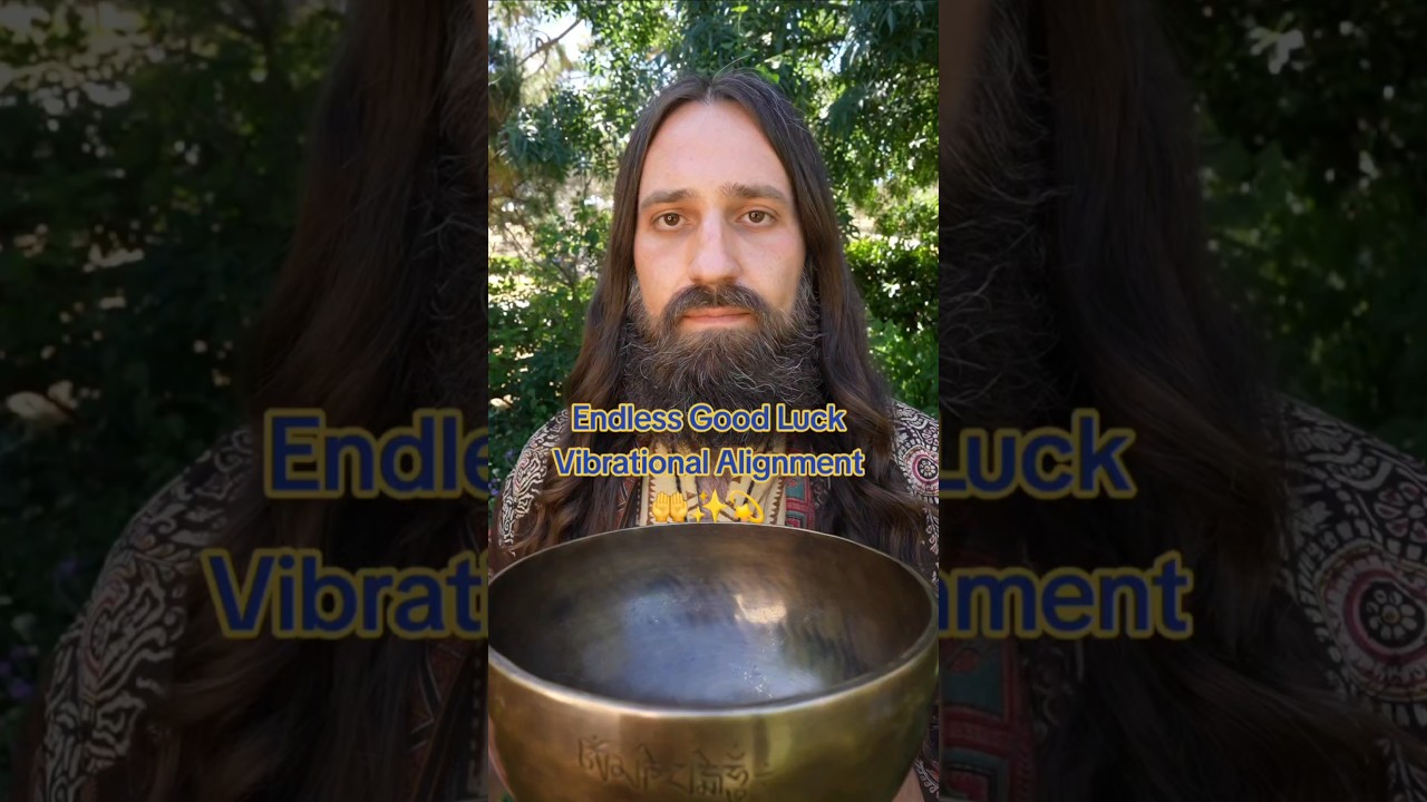 ✨️Endless Good Luck Vibrational Alignment | Sound Healing #shorts #luck
