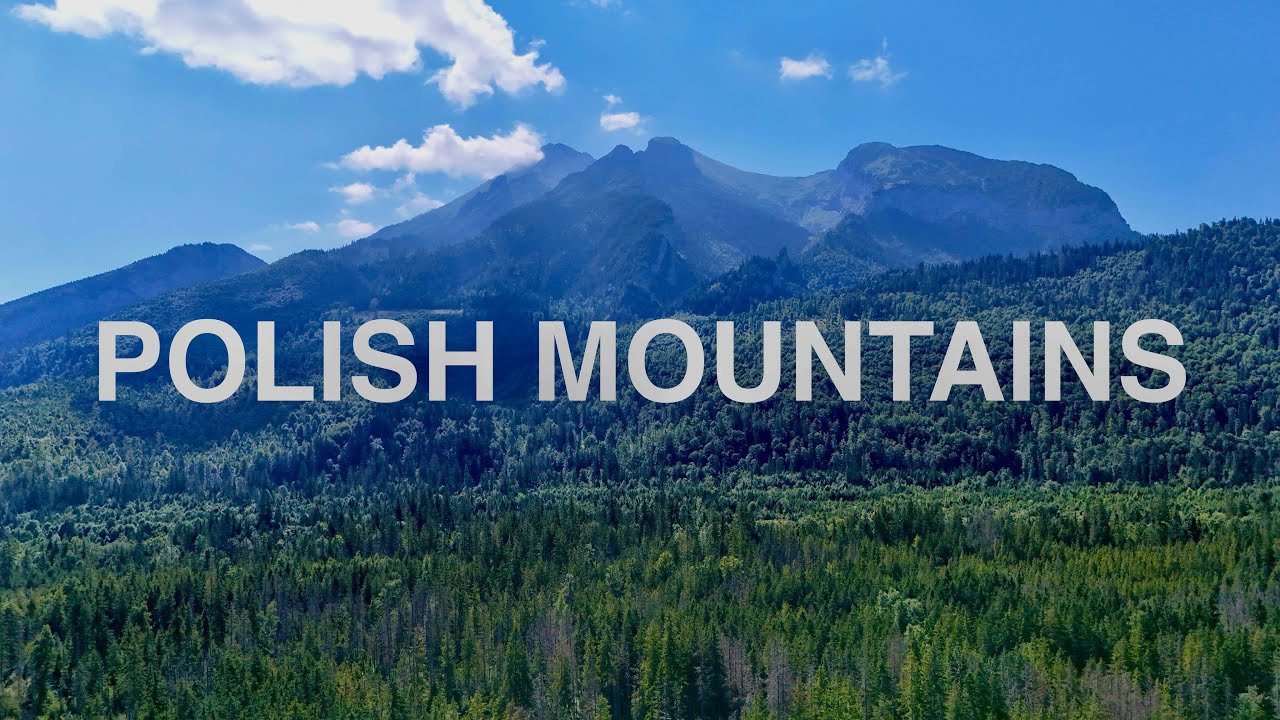 Polish MOUNTAINS 4K Drone: Tatra, Karkonosze, Beskidy | 1 Hour Relaxation Music for Study and Work