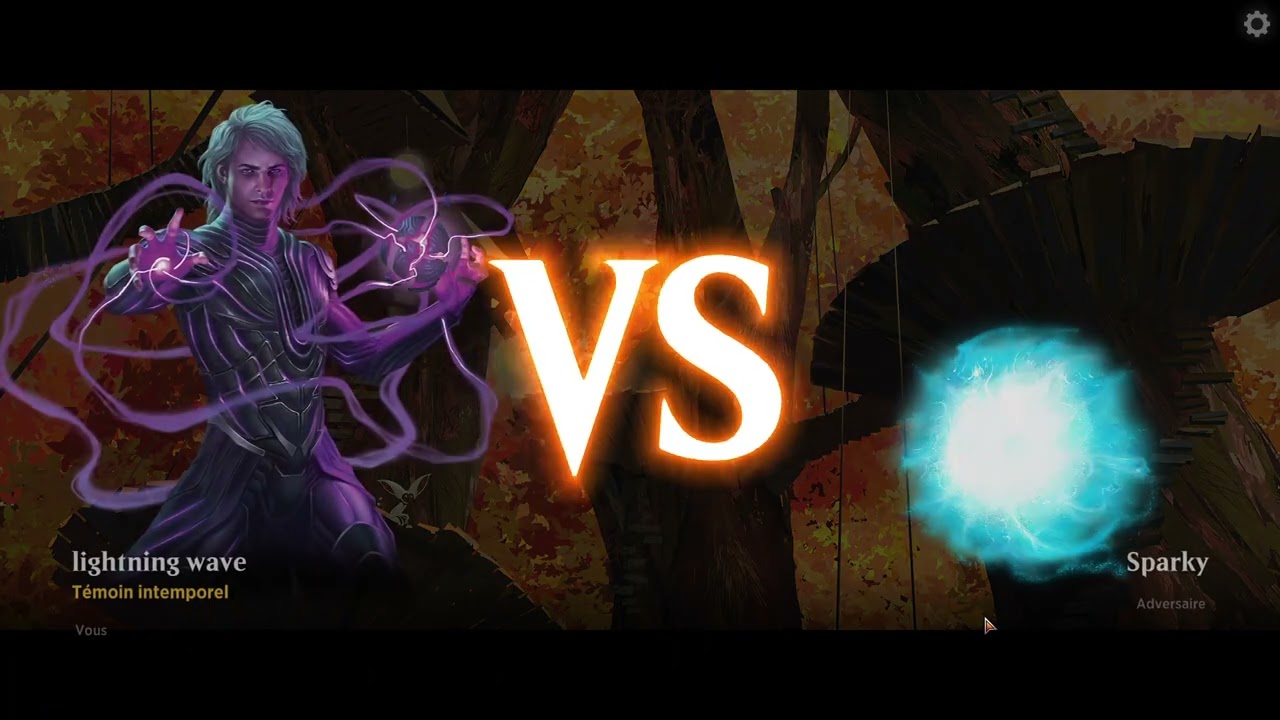 MTG Arena deck dragons pur contre sparky