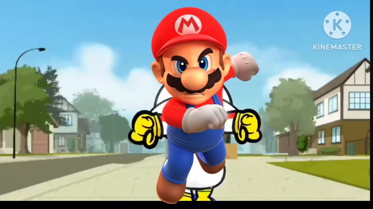 El intro de kick Buttowski pero con mario