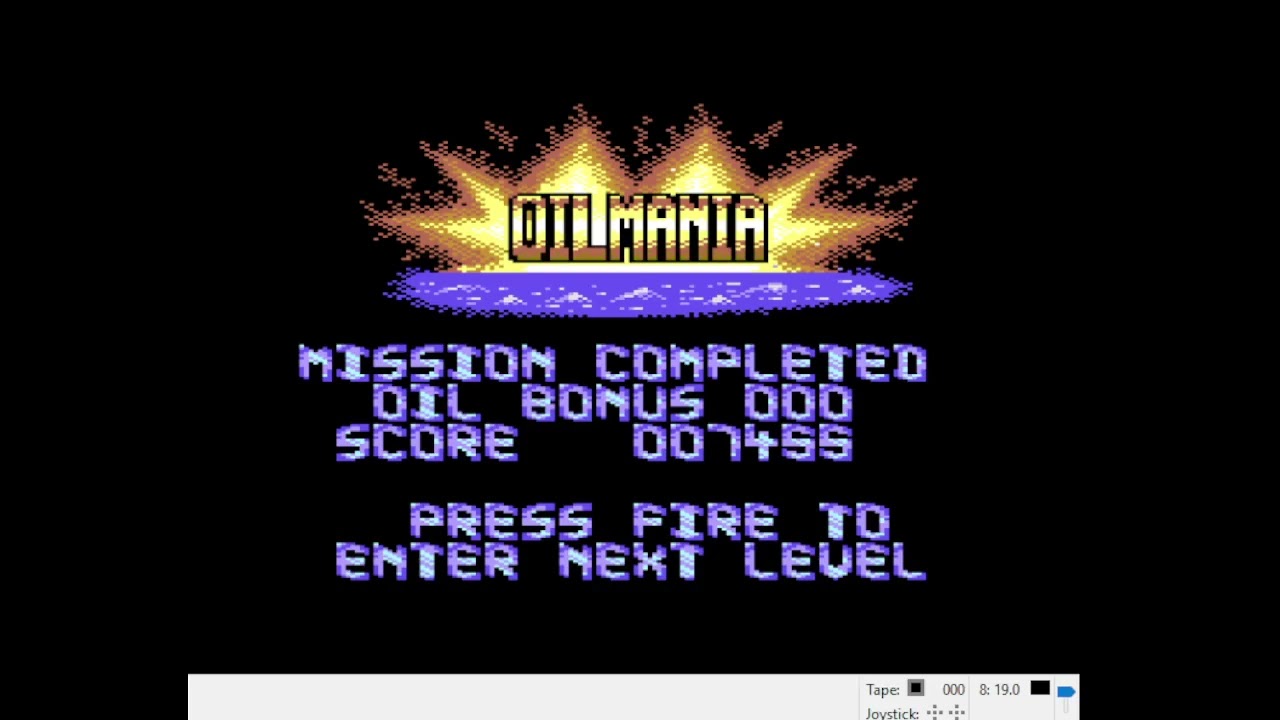 Commodore 64, Emulated, Oilmania, 22940 points