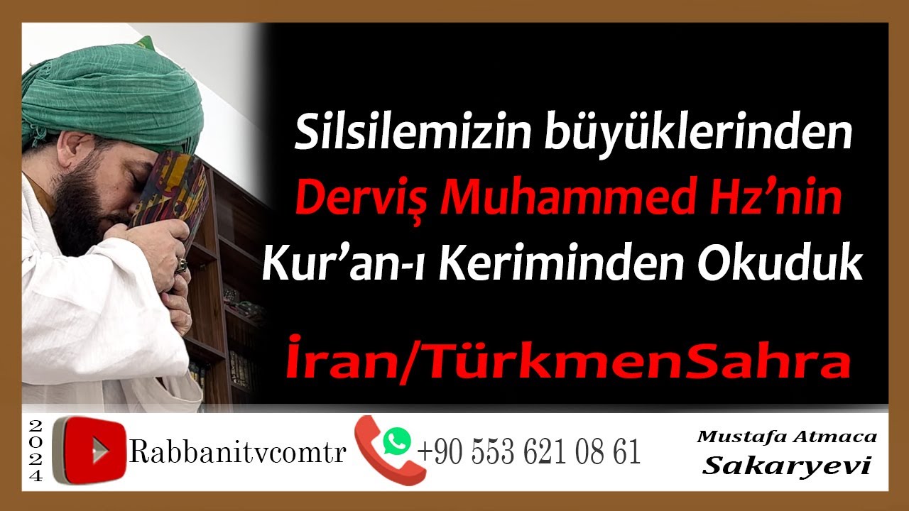 4994. Nakşibendi Tarikatının Büyüklerinden Derviş Muhammed Hz'nin Kur'ân-ı Keriminden Okuduk