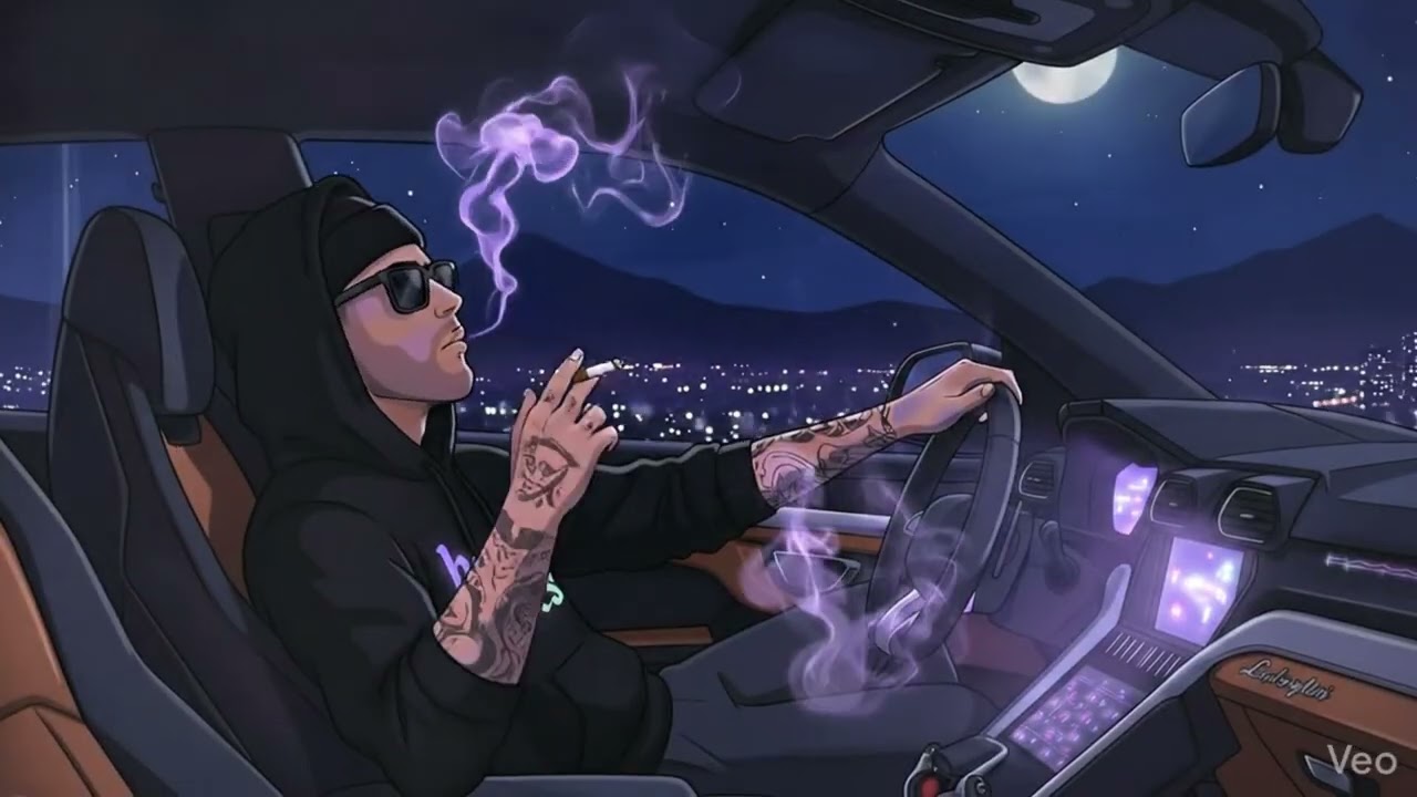 🎧Lost in the Purple Night — 420 Chill Rap & Bluesy Hip-Hop🌆🎧