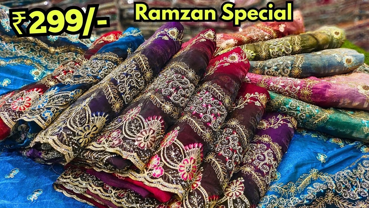 Fancy Stone Sarees ₹299/- Mai 😱 3 Days SALE! Wholesale Wedding Sarees Hyderabad