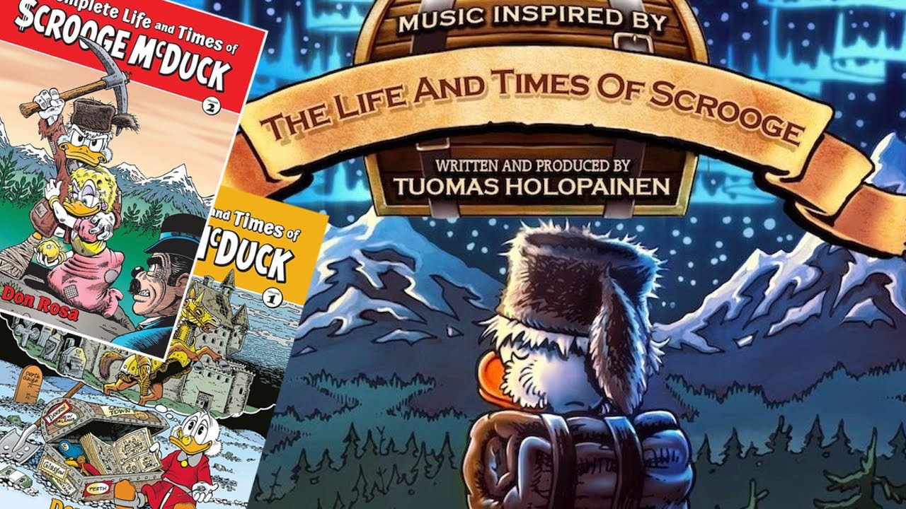 DON ROSA - LIFE AND TIMES OF SCROOGE McDUCK: This comics book has a soundtrack!