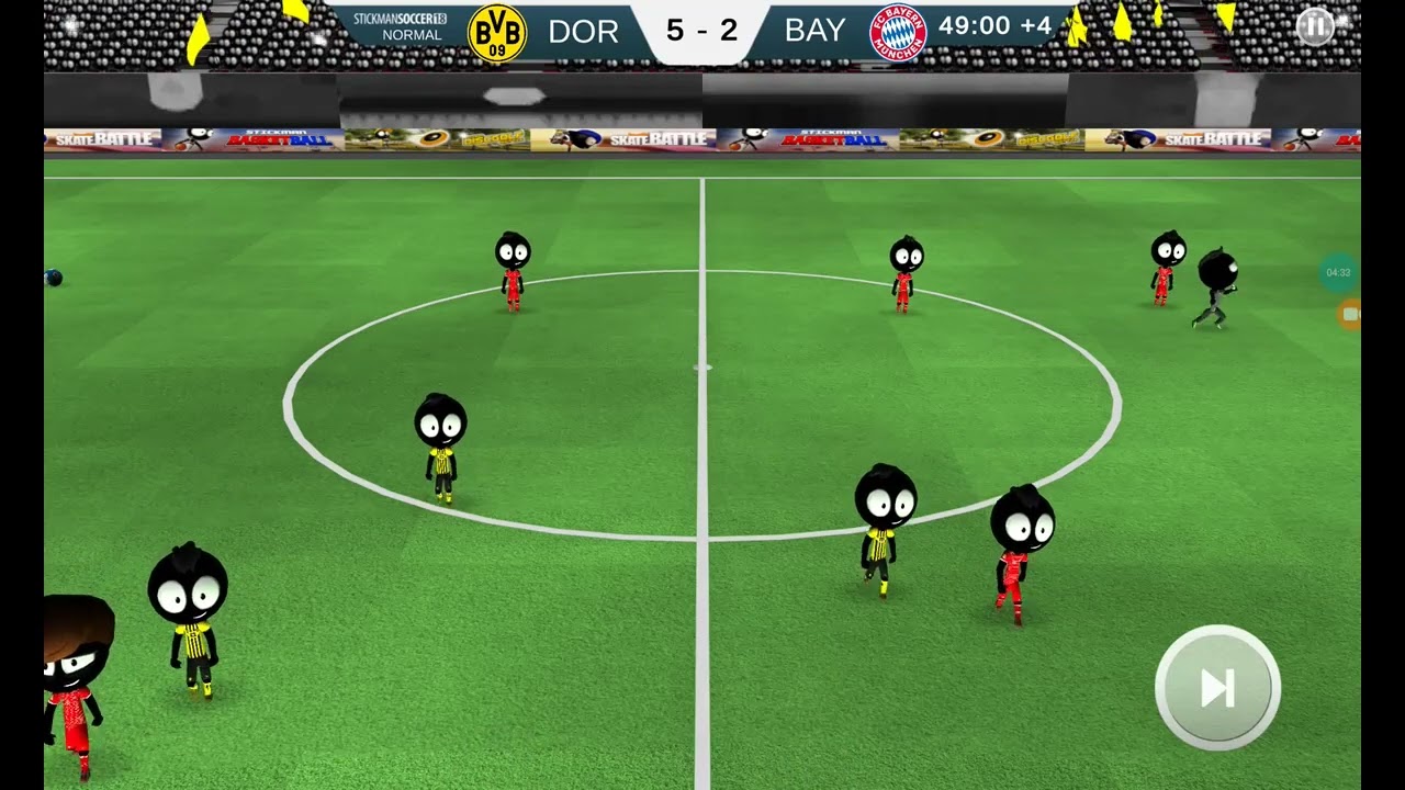 Dortmund Vs Bayern Munichen Partido Amistoso | Stickman Soccer 2018