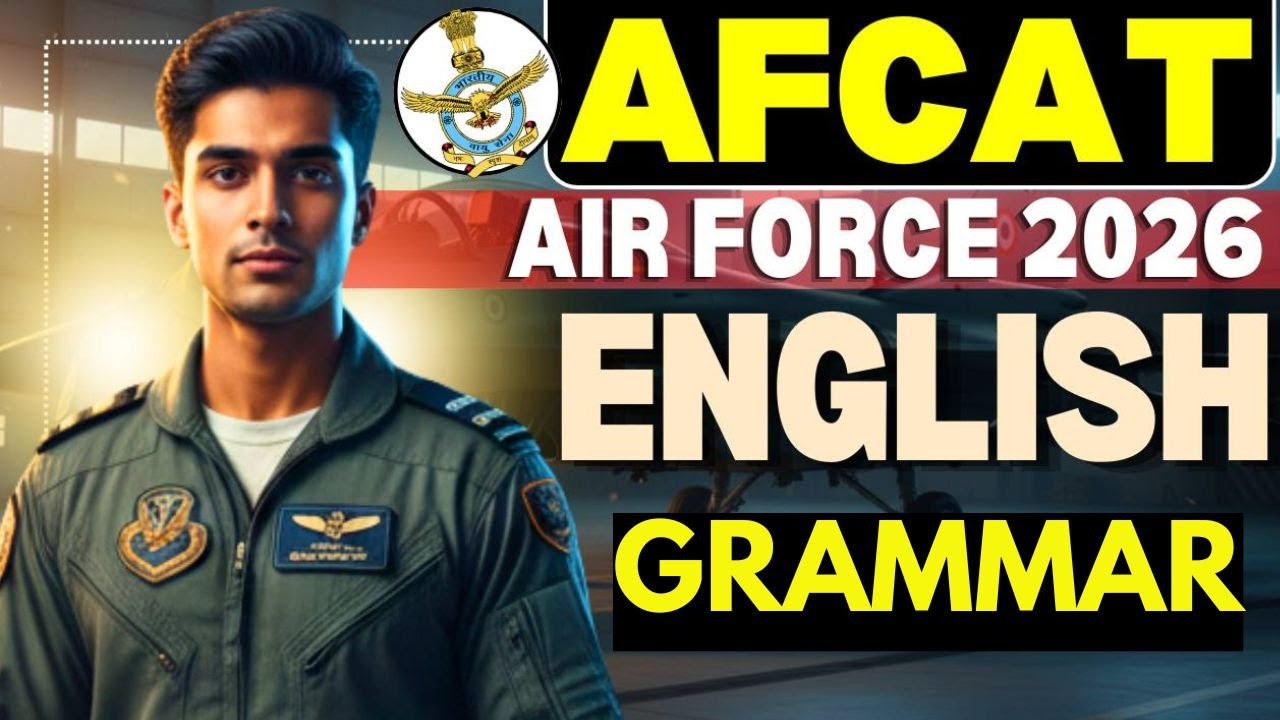 AFCAT 2026 | English Grammar | Rules, PYQs & Short Tricks | Verbal Ability Booster