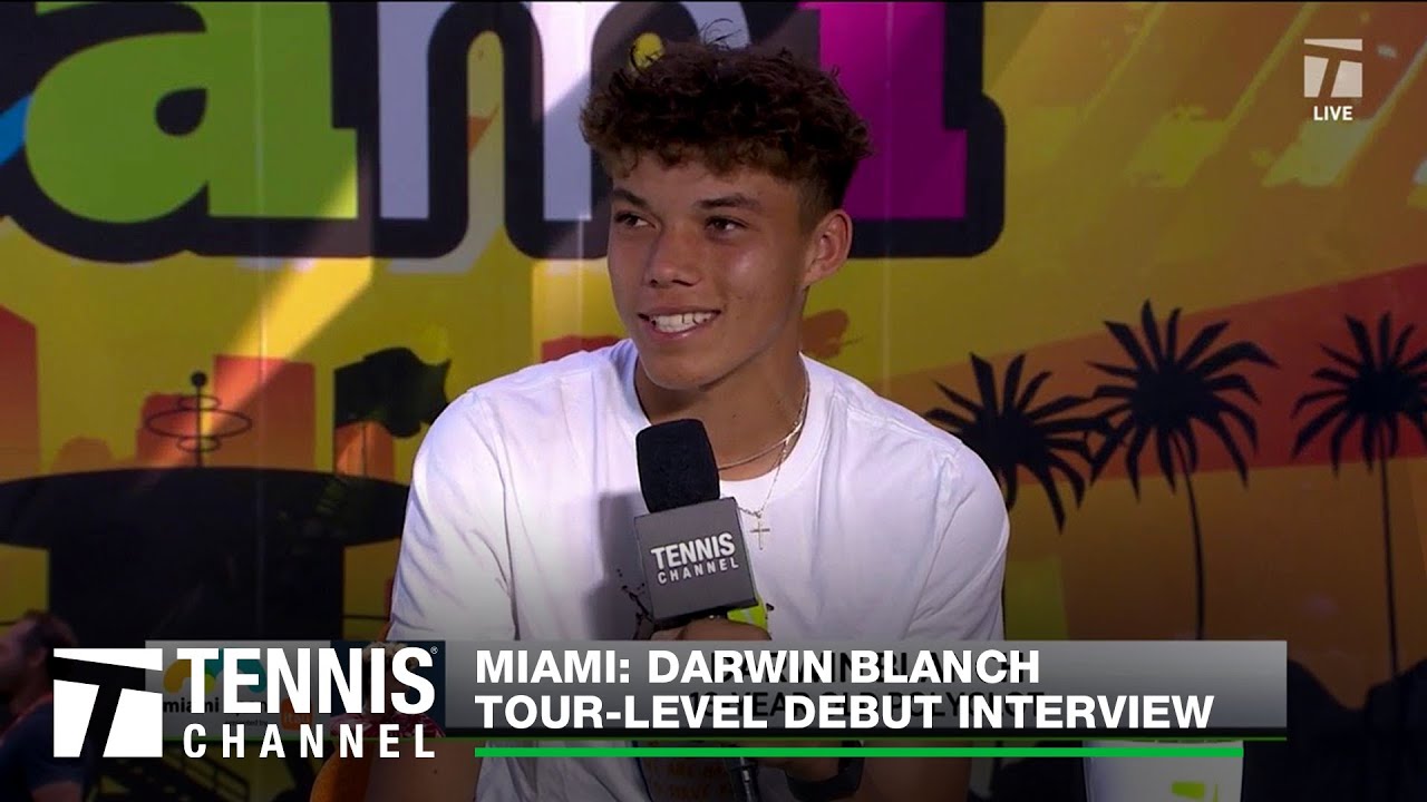 16-year-old Darwin Blanch Discusses Tour-level Debut | Miami 1R