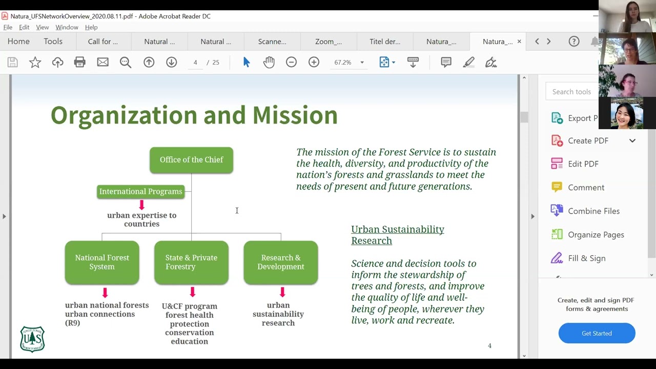 NATURA Webinar No. 5 | USDA Forest Service and Connecting Nature introductions