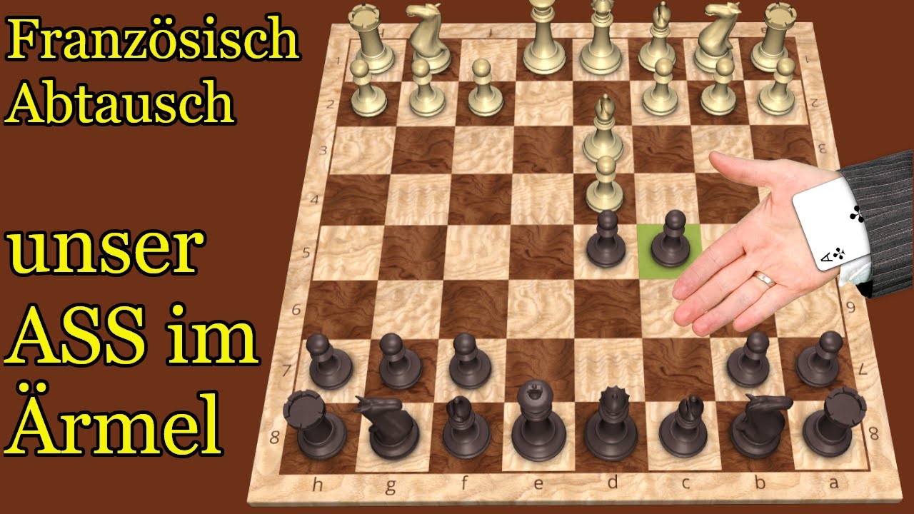 Französisch Abtauschvariante 4.Ld3-c5 || Dynamik für Schwarz