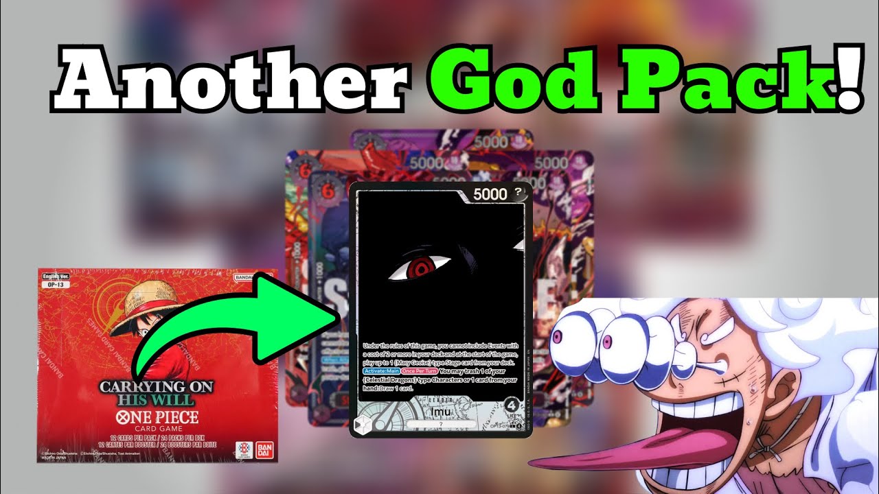Не могу поверить, что снова попал в God Pack!!!! Шумиха вокруг OP-13 реальна! #onepiece #godpack ...