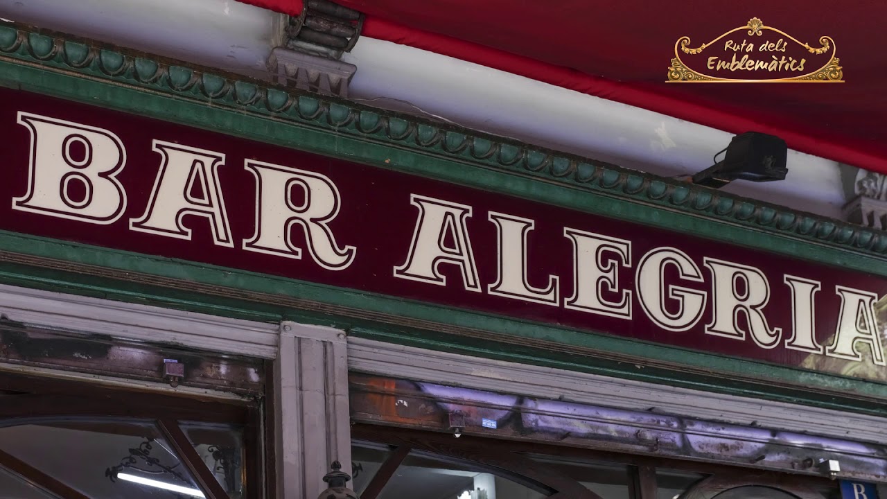 Ruta dels Emblemàtics. Bar Alegria
