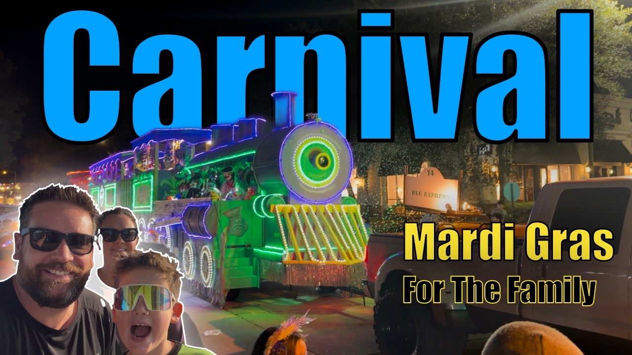 Cybertruck RV Camping at Fontainebleau State Park + Mardi Gras Fun!