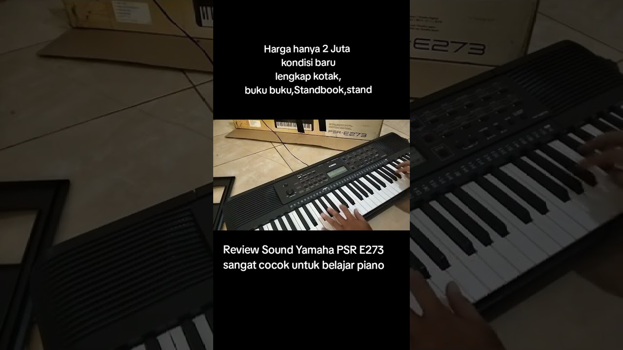 Keyboard Yamaha PSR E273 Fur Elise - Bethoven