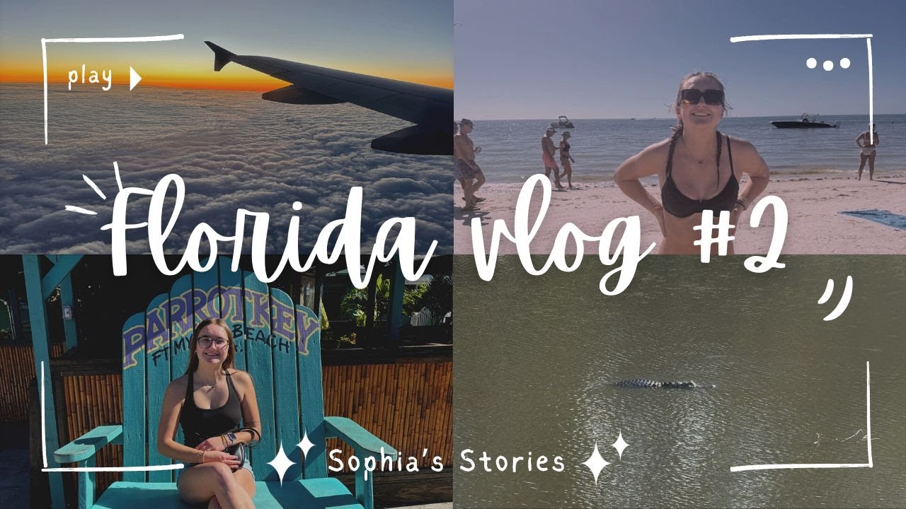 Exploring Florida! Beach Day + Seeing Gators | Sophia's Stories