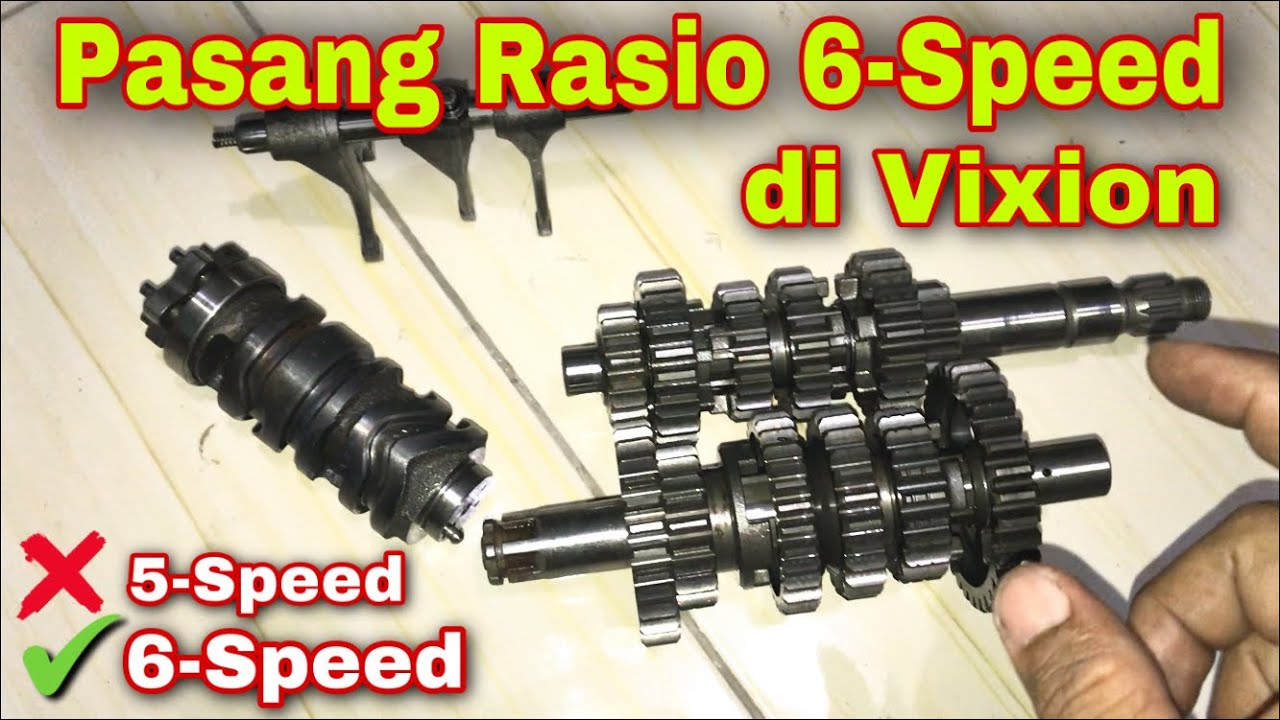 Pasang 6 Speed pada VIXION / MX KING