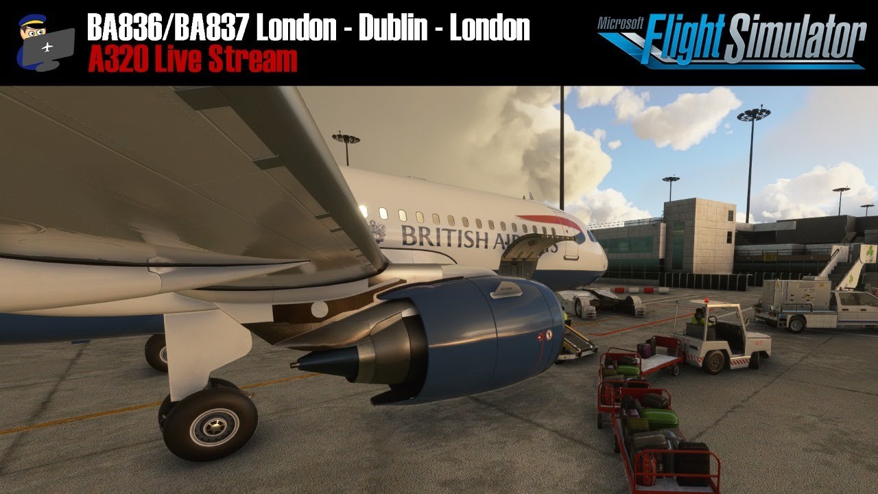 MSFS 2020 | VATSIM | London Heathrow - Dublin - London Heathrow (BA836 & BA837) | A320 NEO