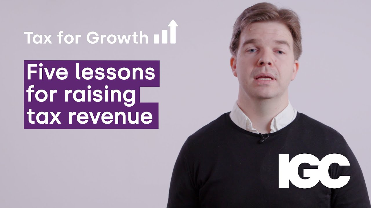 Five lessons for raising tax revenue