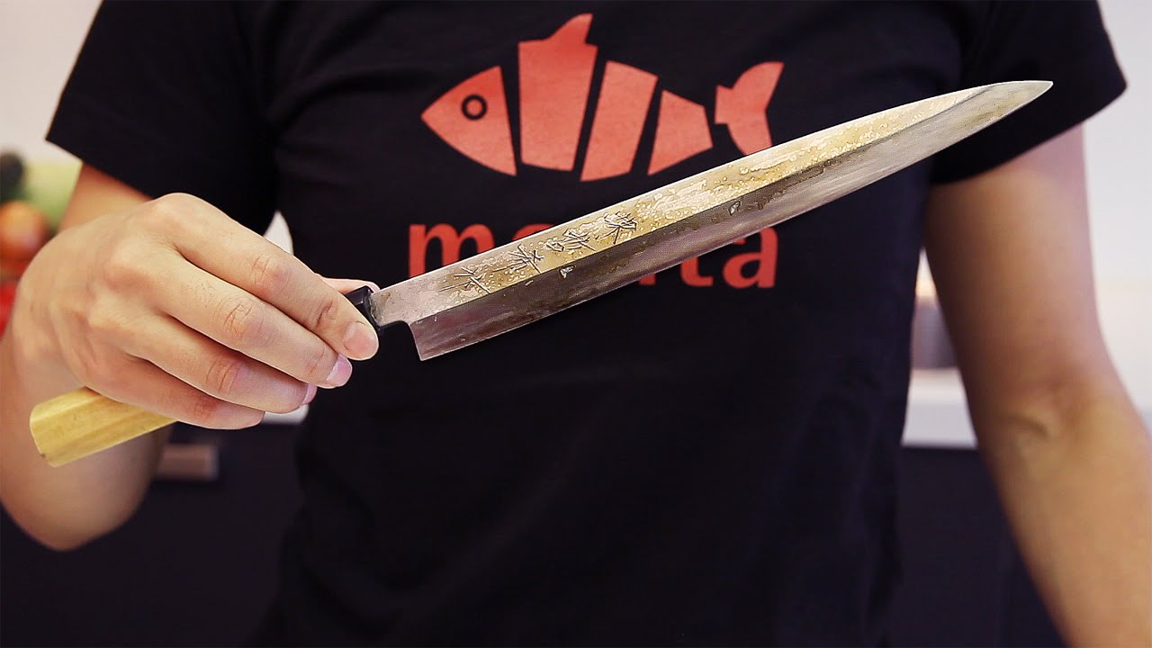 Japanische Messer: leichten Rost entfernen
