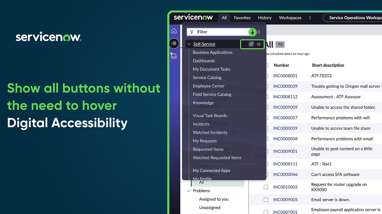 Show all buttons without the need to hover