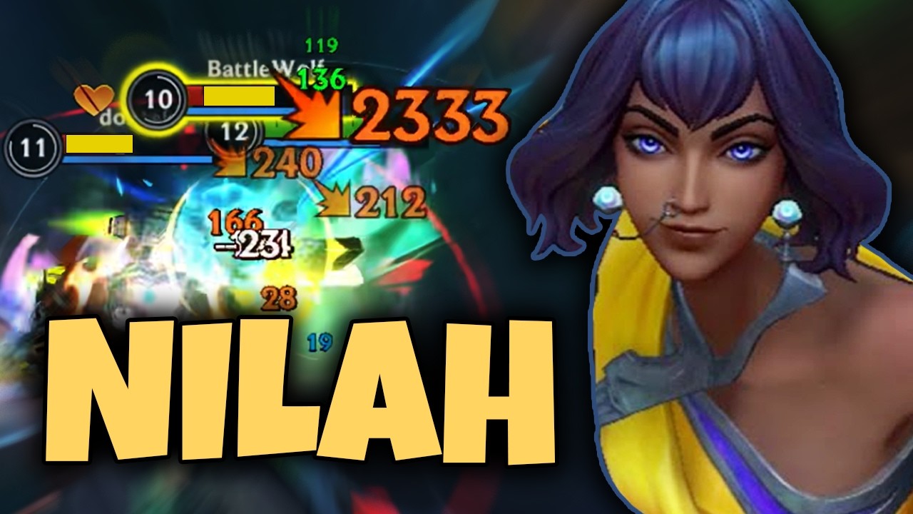 Wild Rift Nilah Jungle Gameplay 82k Damage Dealt!