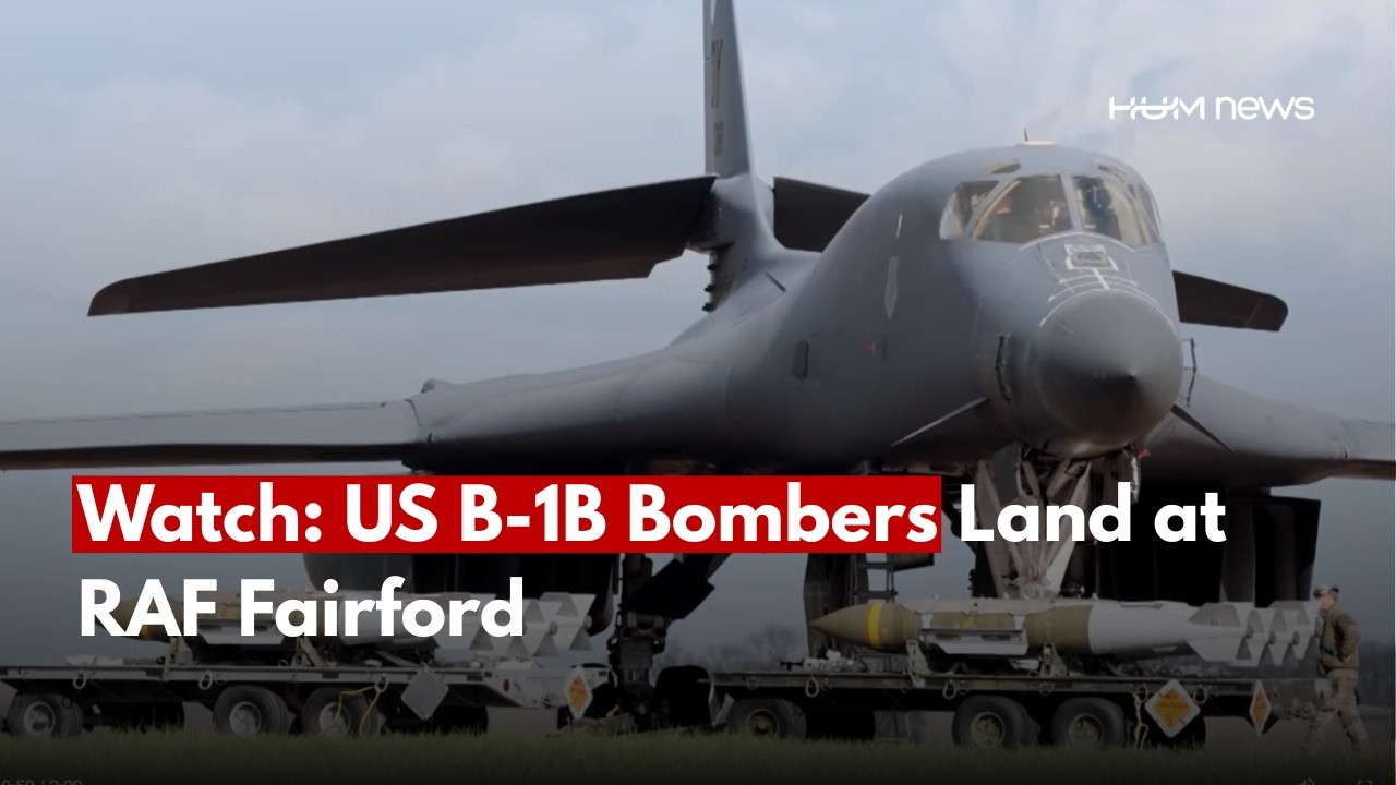 WATCH: US B-1B Bombers Return to UK Base Amid Ongoing US-Israeli Conflict with Iran