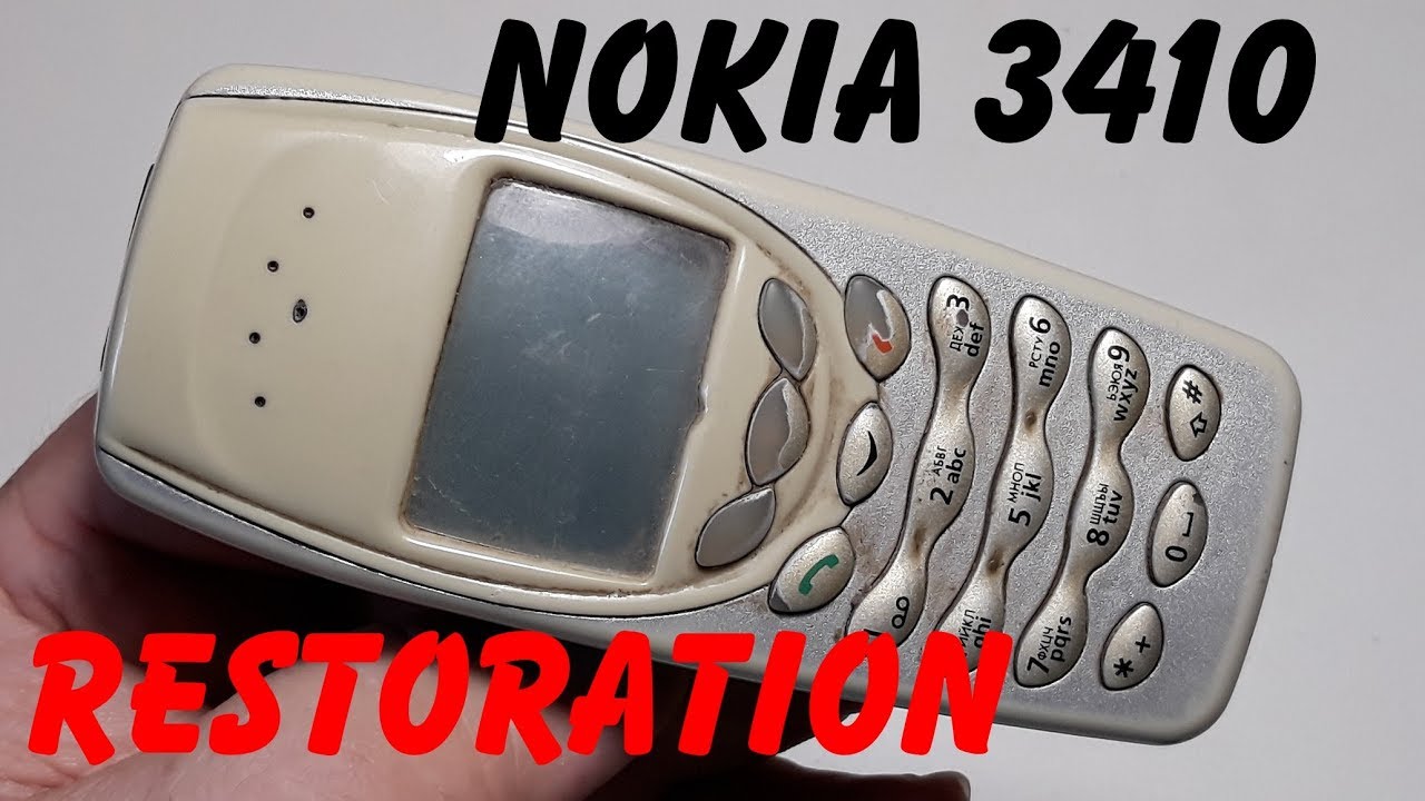 Restoration Nokia 3410 old retro phone | Restoring Broken Cell Phone #nokia3310