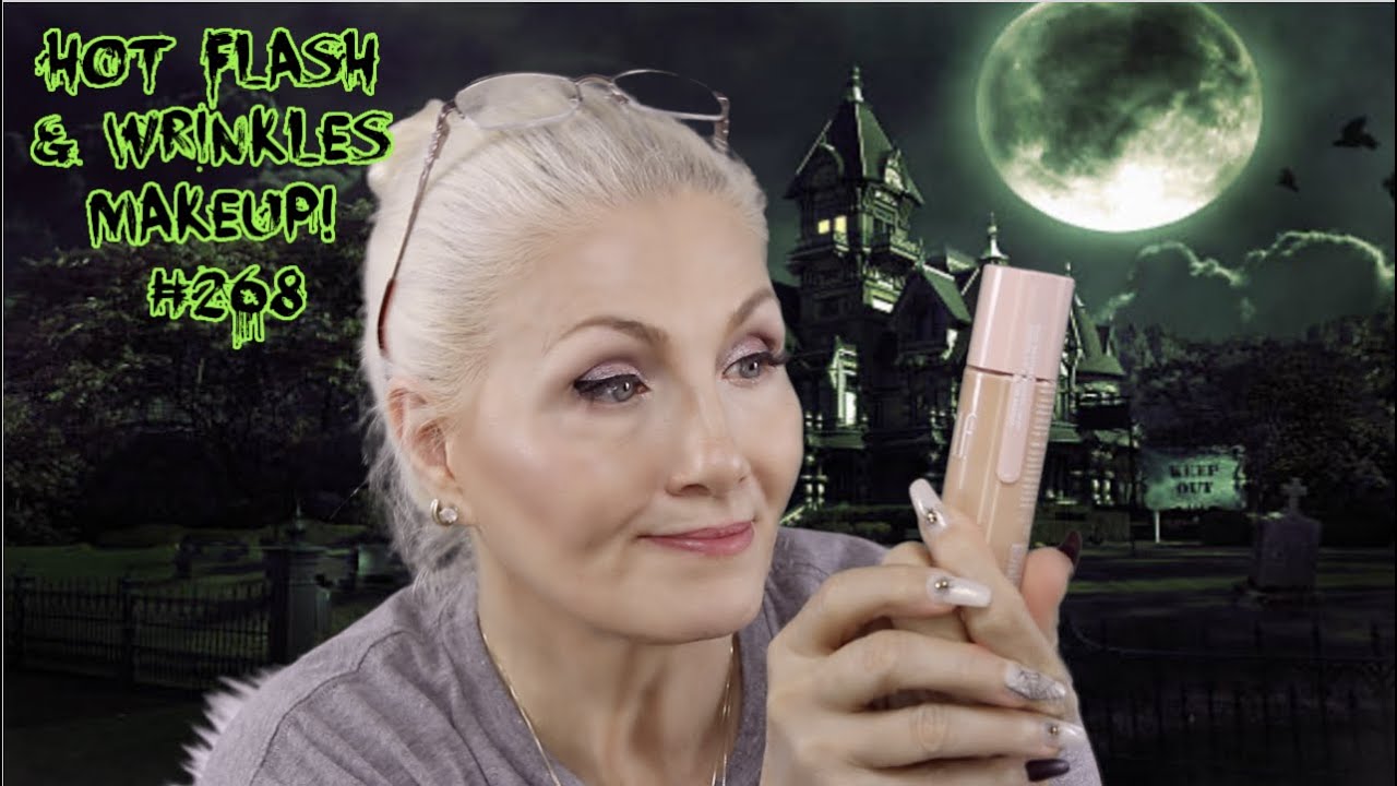HOT FLASH & Wrinkles Makeup! #268   e l f  Halo Glow Liquid Filter   bentlyk