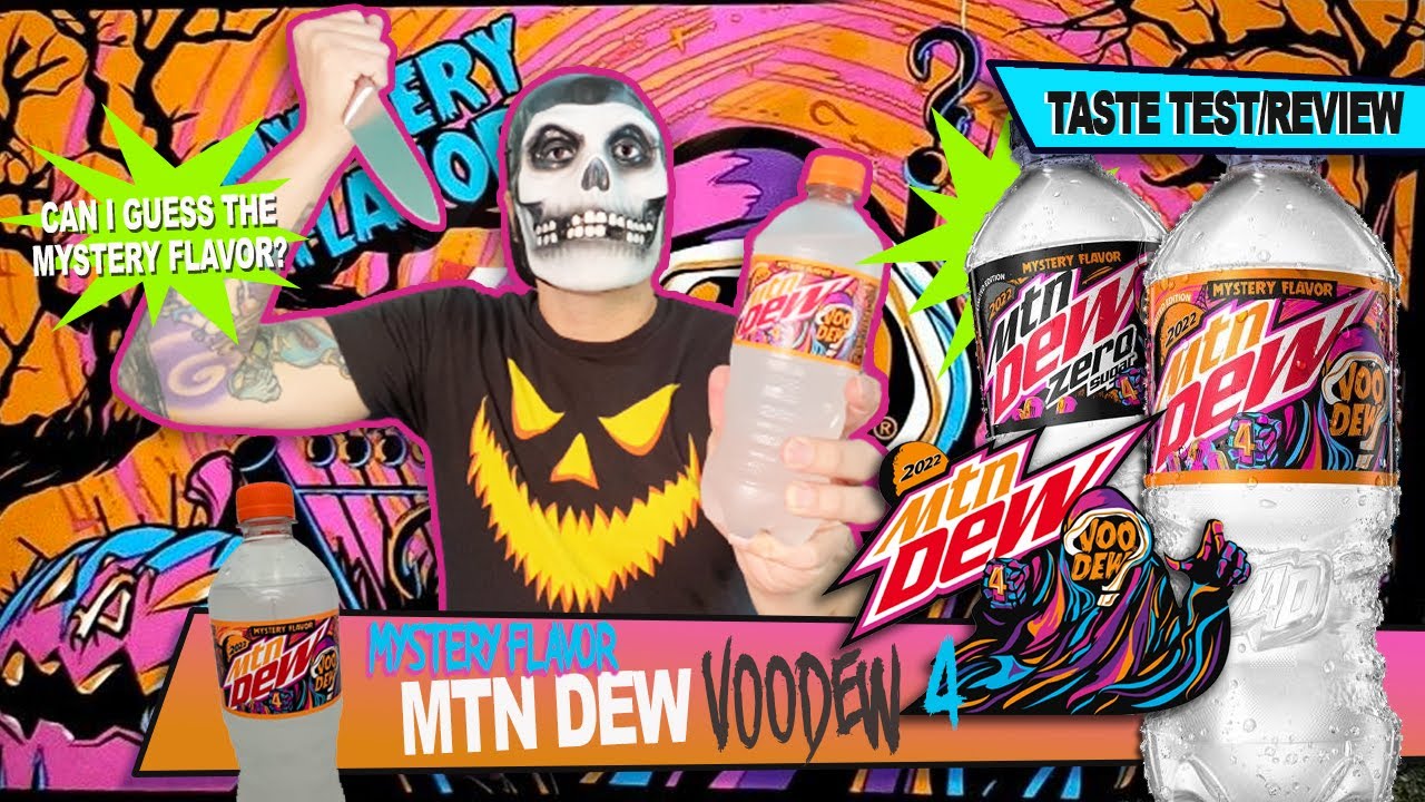 Limited Edition MTN Dew VooDew 4 Mystery Flavor 2022 Taste Test and Review