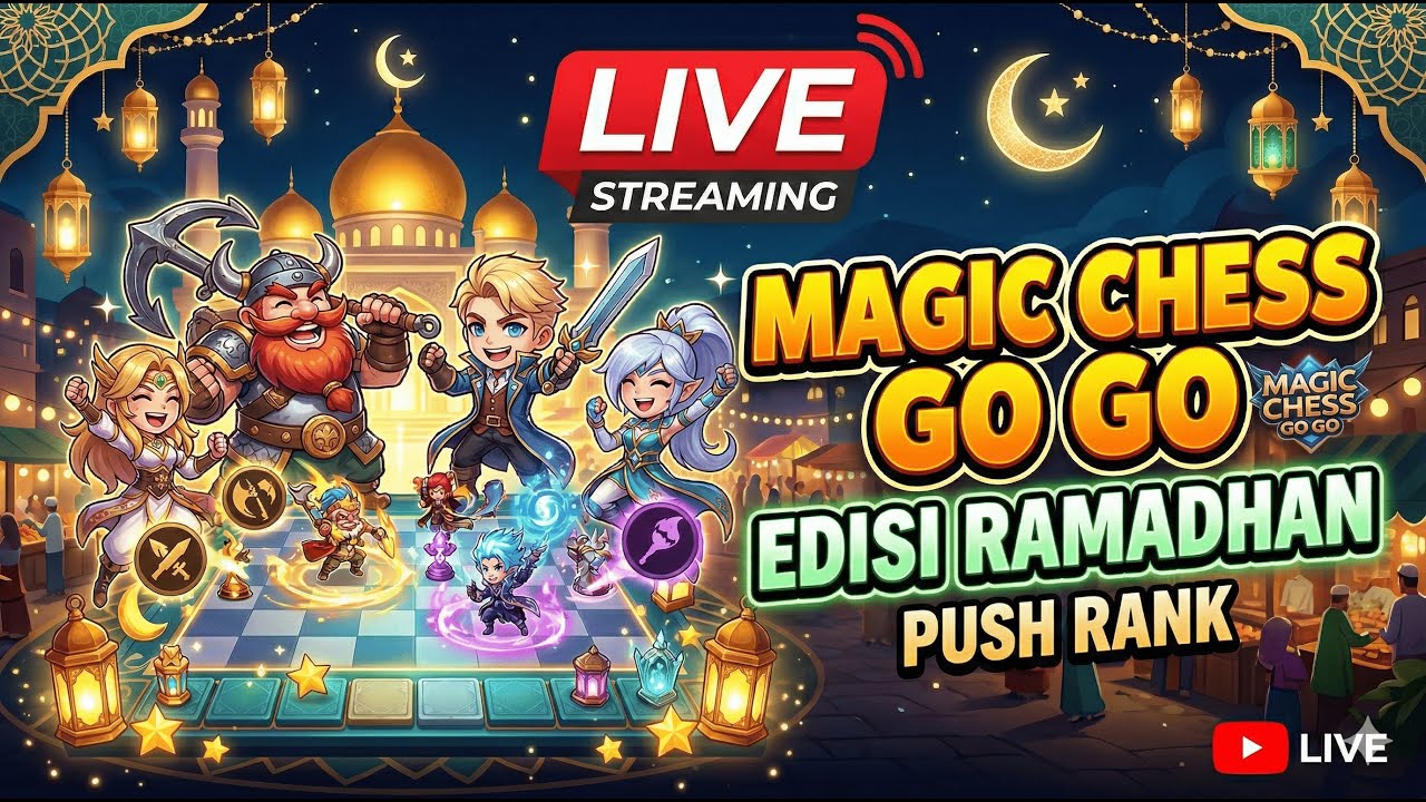PUSH RANK!!! MAGIC CHESS GOGO EDISI RAMADHAN | #MCGG
