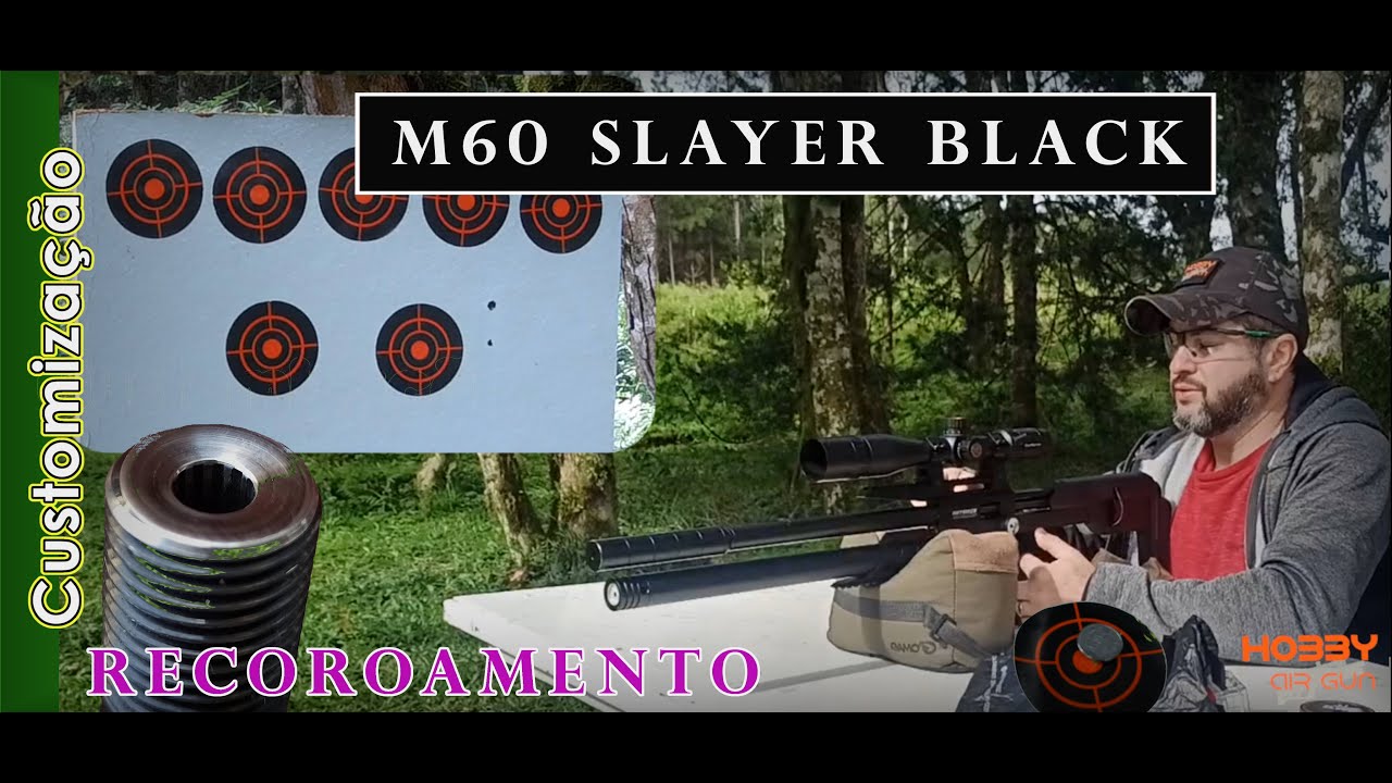 Artemis M60 Slayer Black 5.5mm |  Melhoria Básica do Cano.