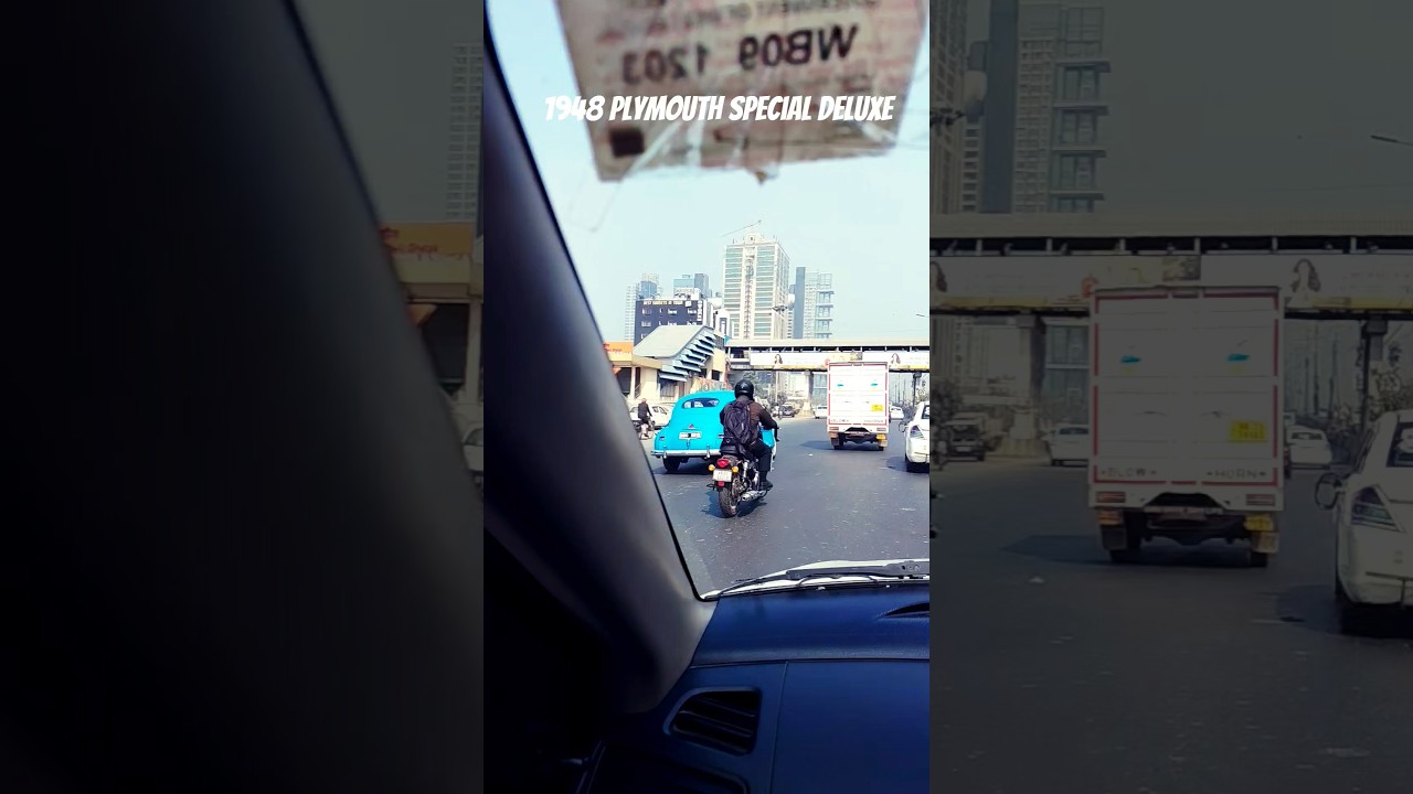 1948 Plymouth Special Deluxe spotted on Kolkata Roads 