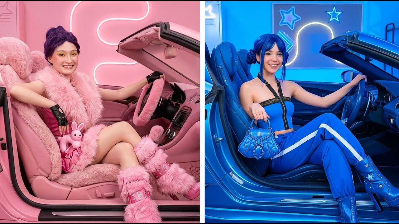 Реальные KPOP Охотники на Демонов 😍 Makeover ZOEY & RUMI