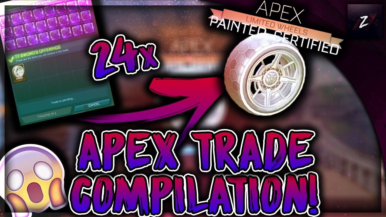 TRADING 24 PAINTED APEXS IN ONE VIDEO! | BUYING STRIKER WHITE APEX & MORE!