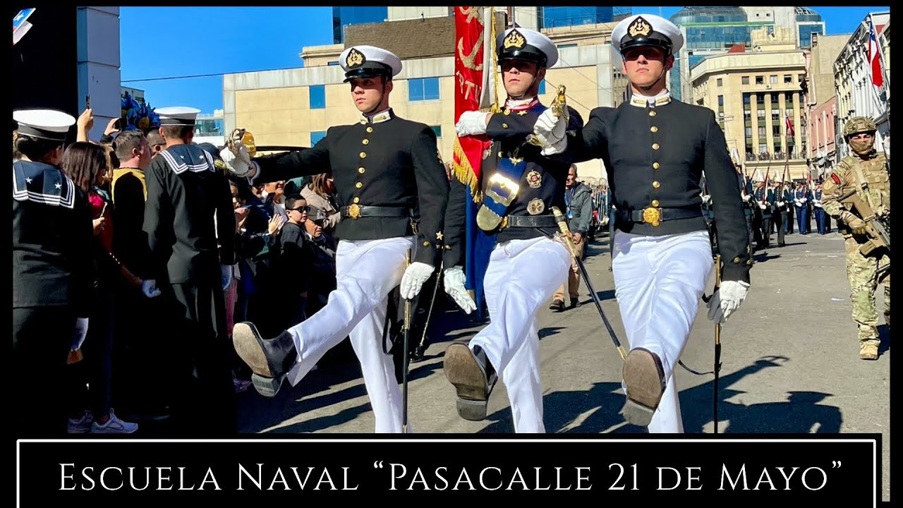 Escuela Naval - PASACALLE COMPLETO - 21 de Mayo 2025 (4K-HD)